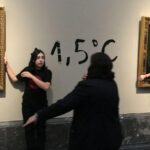 se pegaron a cuadros de Goya en Museo del Prado