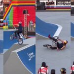 EN VIDEO | La peligrosa caída que sufrió Daniel Dhers en las finales del Mundial BMX en Abu Dhabi|