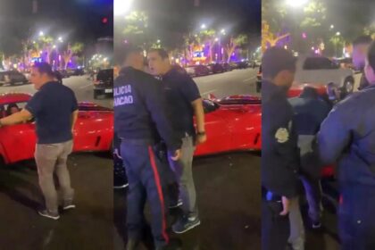 EN VIDEO | Hombre en supuesto estado de ebriedad arremetió contra funcionarios de Polichacao