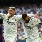 Benzema y Valverde apuntalan victoria del Real Madrid sobre el Barcelona que los deja con el liderato en España