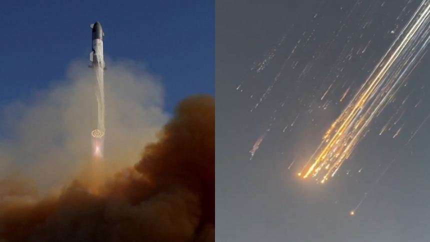 El reciente lanzamiento del cohete Starship de SpaceX terminó este jueves, 16 de enero, en un espectáculo visual impresionante cuando el cohete se desintegró en la atmósfera.  