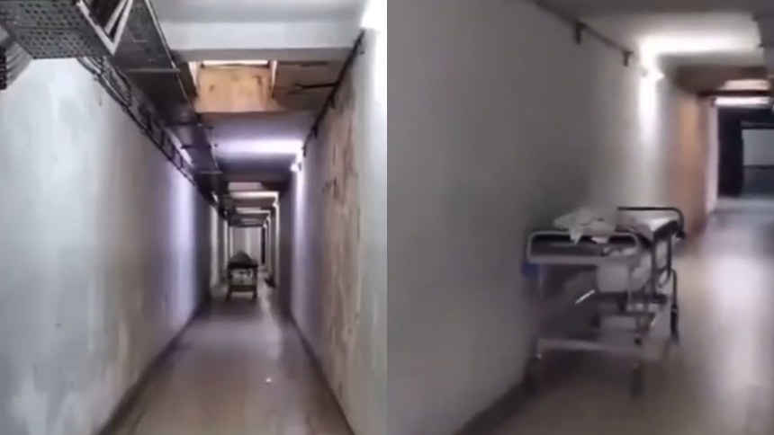 ¿Un fantasma? El escalofriante video que grabaron en un hospital