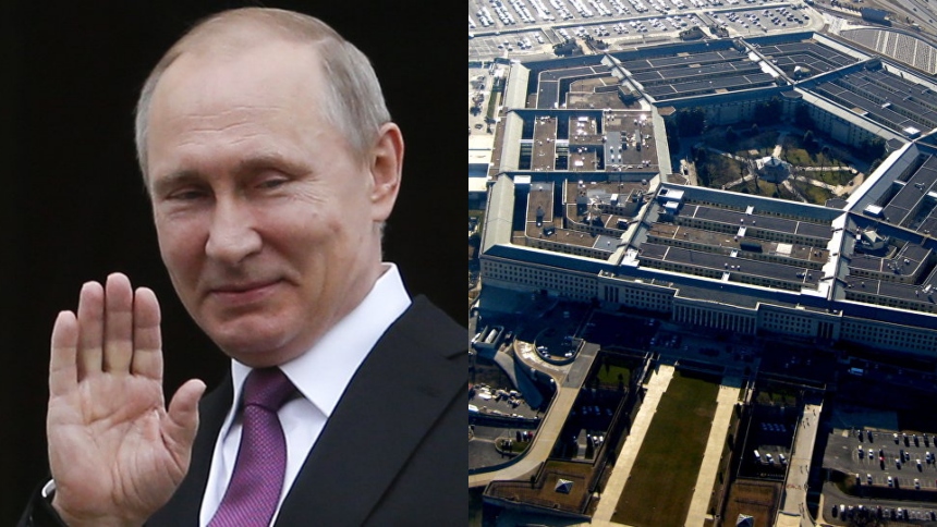 El «desliz» del Pentágono que se hizo viral: ¿Una bandera rusa en mensaje oficial?