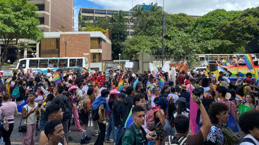 VIDEOS: Caracas se llenó de color por marcha del Día del Orgullo LGBTIQ+ este 28Jun