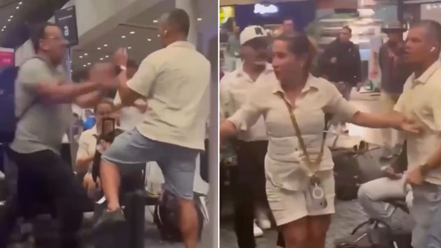 INDIGNACIÓN EN COLOMBIA: Le dio una cachetada a una mujer porque no le quiso ceder el asiento en un aeropuerto