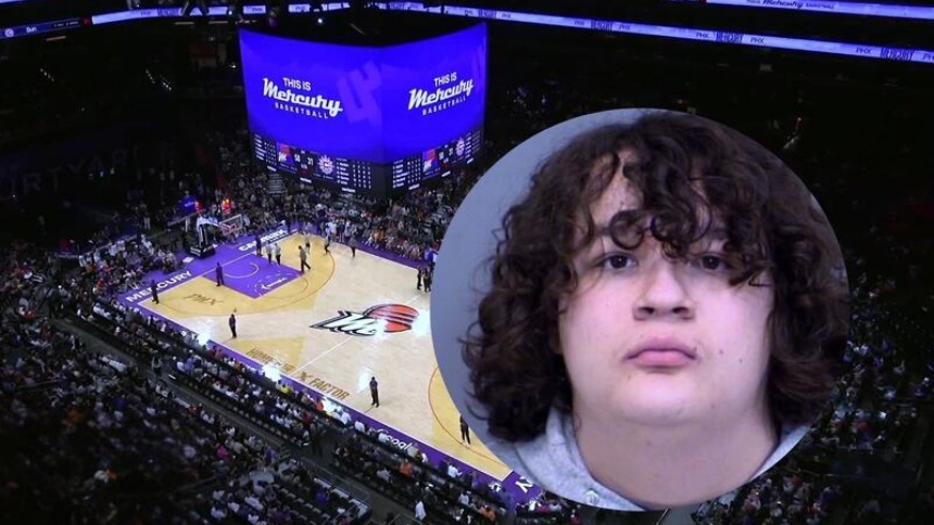 El PHX Arena de Phoenix, en Arizona (EEUU), se convirtió en escenario de un hecho insólito y perturbador. Durante el enfrentamiento entre las Phoenix Mercury y las Connecticut Sun (WNBA), un joven de 18 años, identificado como Kaden Lopez, fue arrestado tras arrojar un objeto sexual en medio del público.  