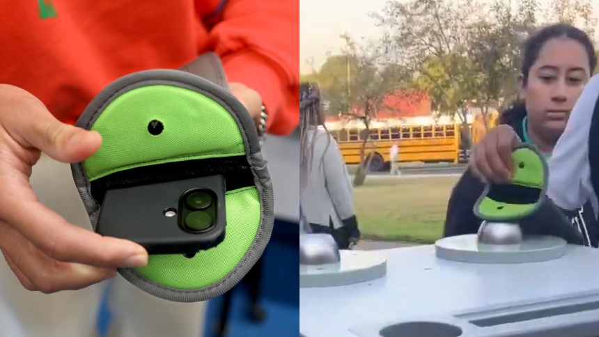 Cientos de escuelas en EEUU han comenzado a implementar una medida que ha generado tanto aplausos como controversia: obligar a los estudiantes a guardar sus teléfonos celulares en fundas magnéticas bloqueadas durante todo el día escolar.  