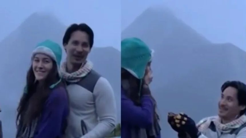VIDEO VIRAL: Le estaba proponiendo matrimonio a su novia y un volcán detrás de ellos hizo erupción