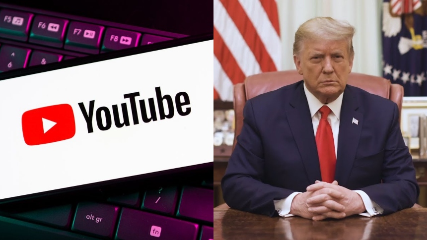 YouTube aceptó pagar 24,5 millones de dólares al presidente estadounidense, Donald Trump, para resolver una demanda presentada en 2021.  