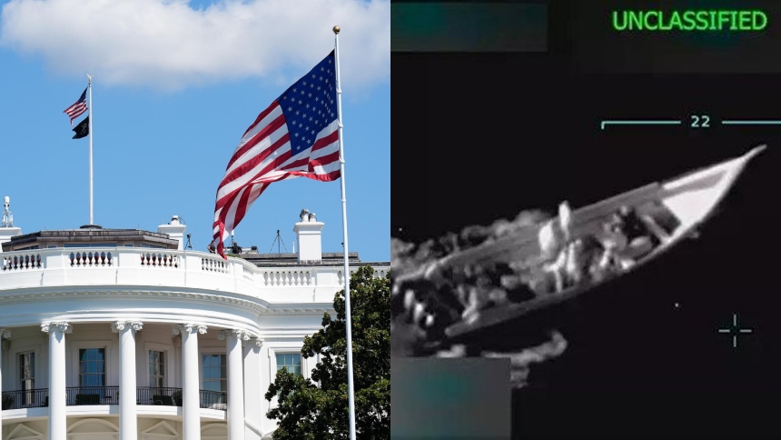 La Casa Blanca defendió este jueves, 4 de septiembre, la legalidad del ataque militar contra una narcolancha cerca de costas venezolanas, presuntamente operada por miembros del Tren de Aragua, organización designada como terrorista por Estados Unidos.  