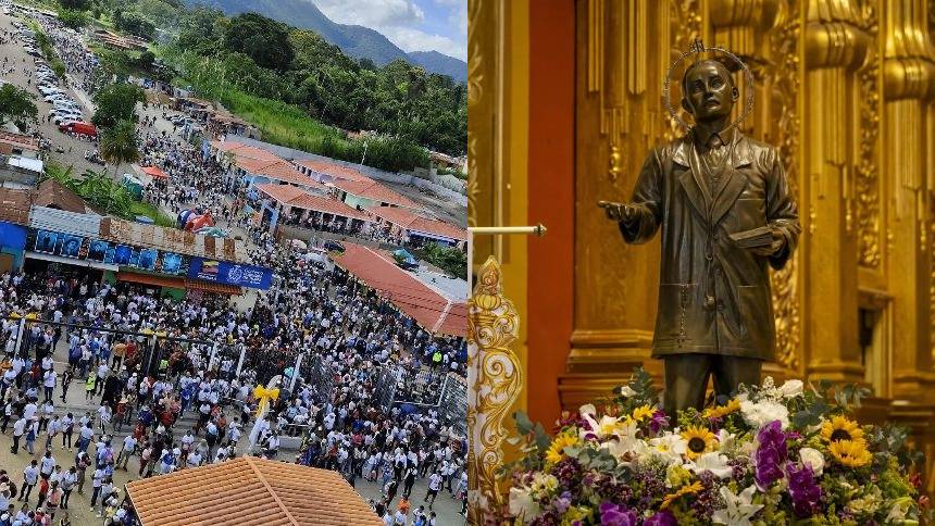 EN FOTOS: Fieles desbordaron las calles de Isnotú para celebrar los 161 años del natalicio de San José Gregorio Hernández