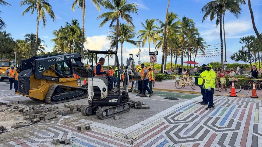 El icónico paso peatonal arcoíris de Ocean Drive en Miami Beach finalmente terminó retirado por orden del Departamento de Transporte de Florida, luego de que la ciudad perdiera una apelación legal para conservarlo.  