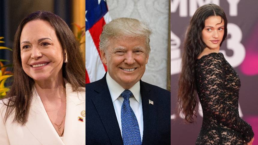 María Corina Machado, Mamdani, Trump y Rosalía, algunos de los 12 protagonistas de 2025