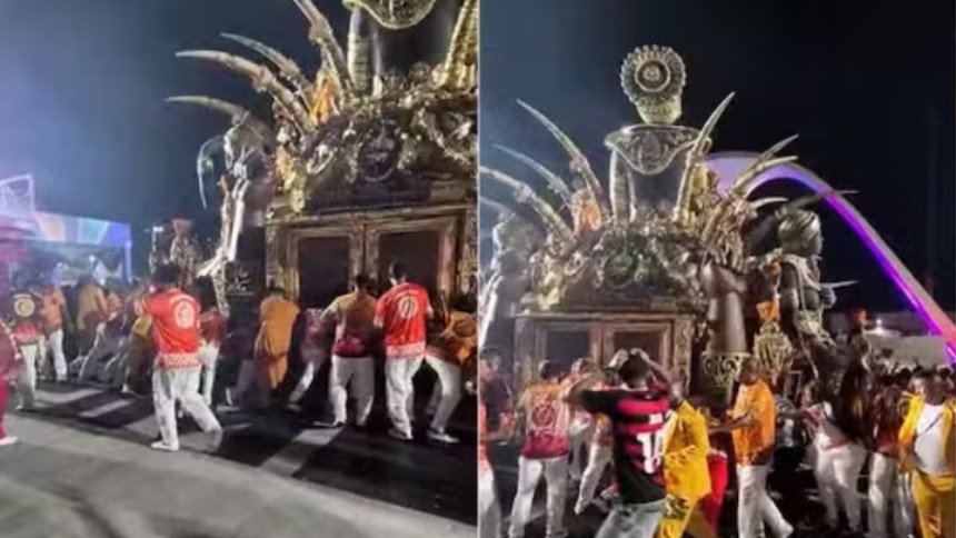 TERROR EN CARNAVAL DE RÍO DE JANEIRO: Carroza perdió el control y terminó chocando contra el público